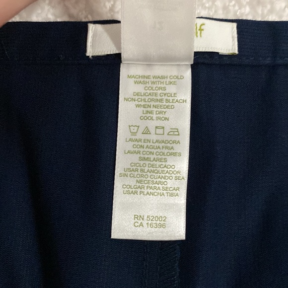 LizGolf Navy Blue with Palm Trees Golf Skort Skirt Size 12 🌴LIKE NEW!🌴 - Picture 6 of 10